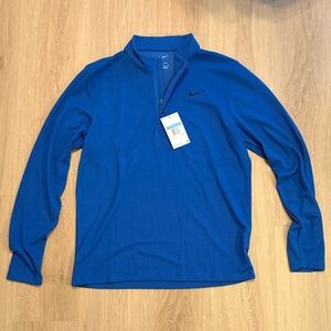 Nike Blue Quarter-Zip Pullover